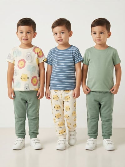 Bombažne majice 3 pack