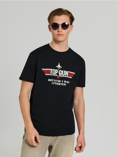 Koszulka z nadrukiem Top Gun