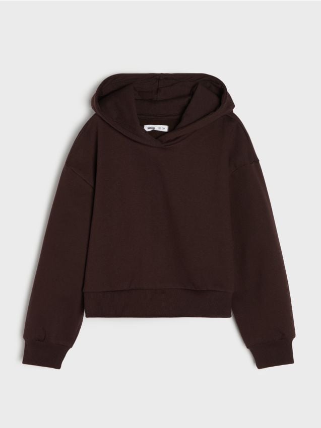 Sinsay - Hanorac din bumbac - maro