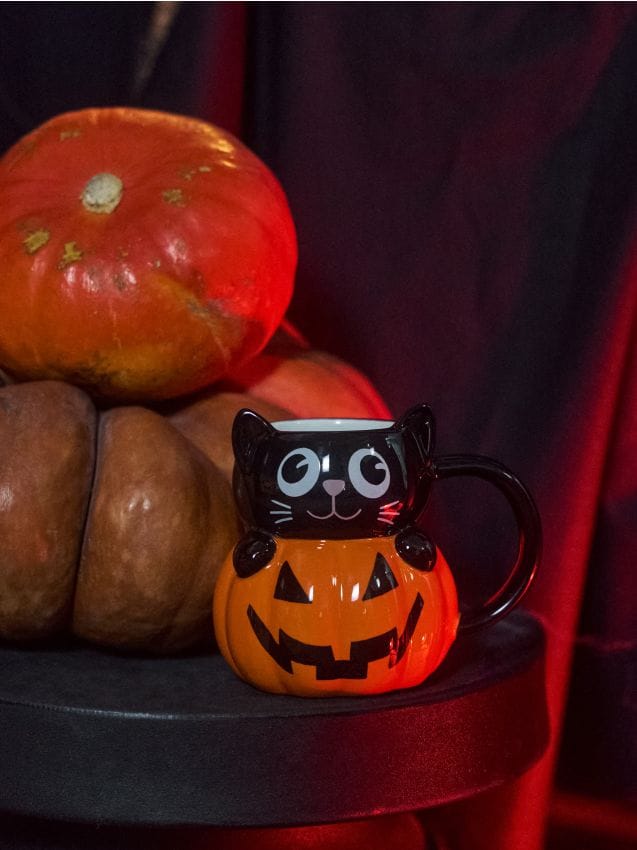 Sinsay - Keramický hrnček s uškom na Halloween - viacfarebná