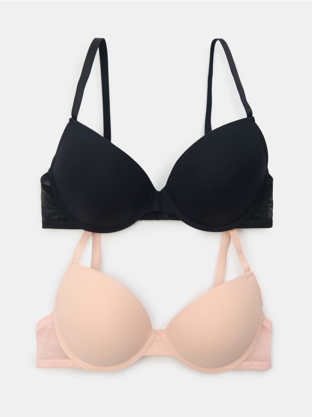 Sinsay - Sutiene push-up cu dungi 2 seturi - multicolor