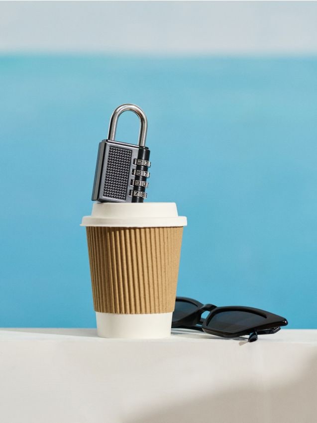 Sinsay - Lacăt cu cod - negru