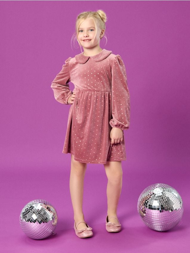 Sinsay - Rochie babydoll - roz-pudră