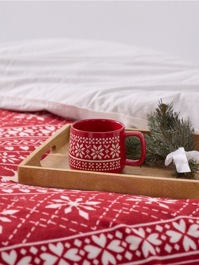 Sinsay - Hrnček so sviatočným motívom - červená