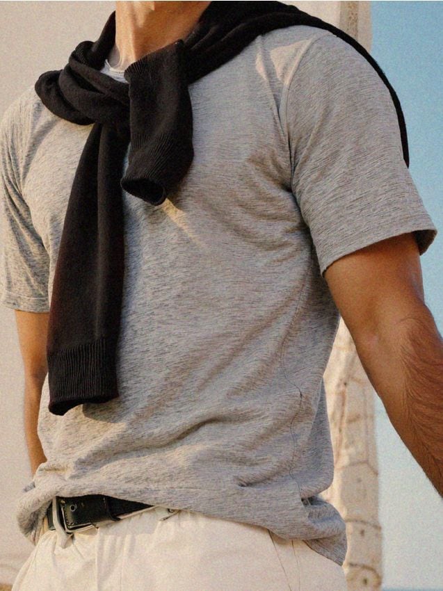 Sinsay - Tricou din bumbac basic - gri deschis