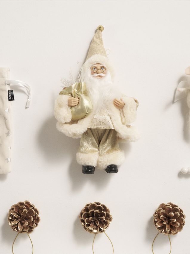 Sinsay - Dekoratívna figúrka Santa Clausa - zlatá