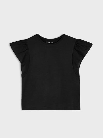 Bluza z okrasnimi rokavi