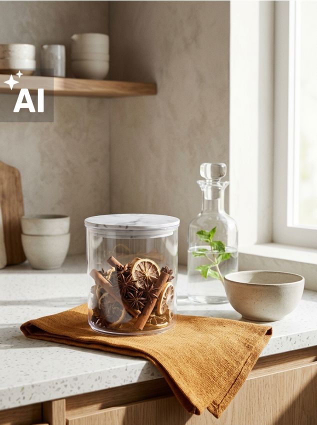 Sinsay - Recipient pentru alimente cu capac - clear