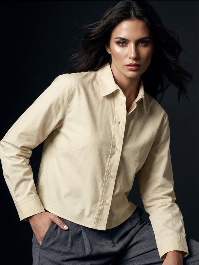 Sinsay - Cămașă - galben-deschis