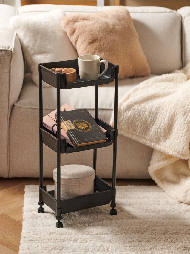 Sinsay - Regál na kolieskach - čierna