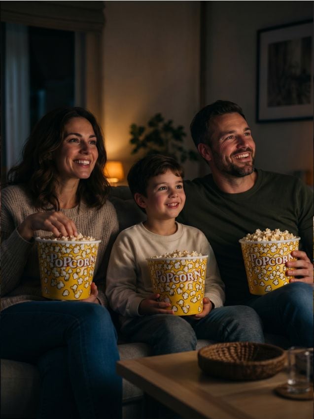 Sinsay - Set de recipiente pentru popcorn 3 pack - multicolor