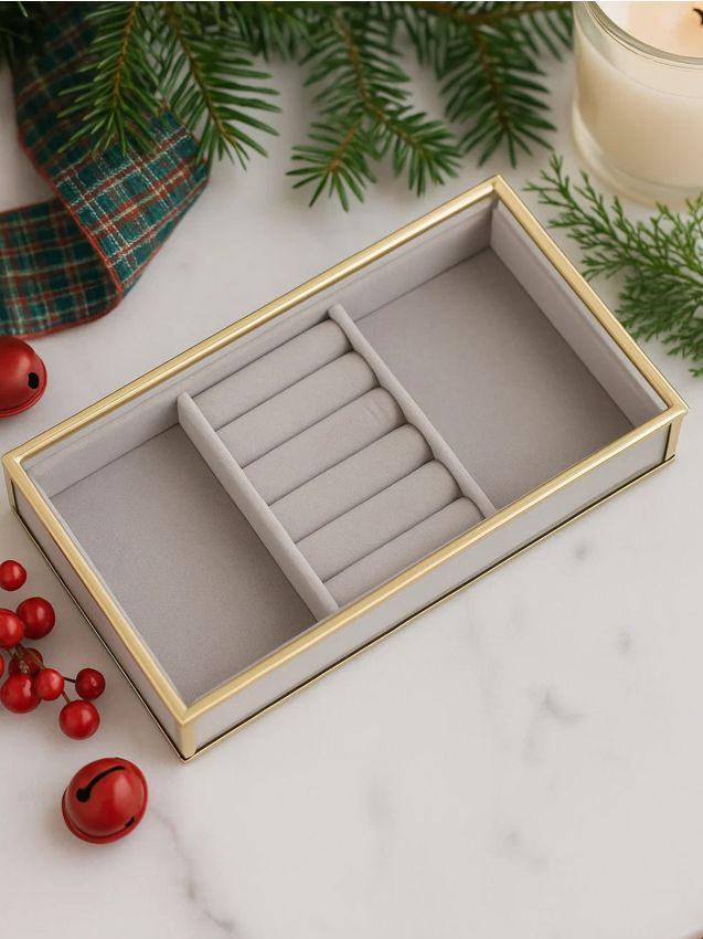 Sinsay - Box na bižutériu - svetlošedá