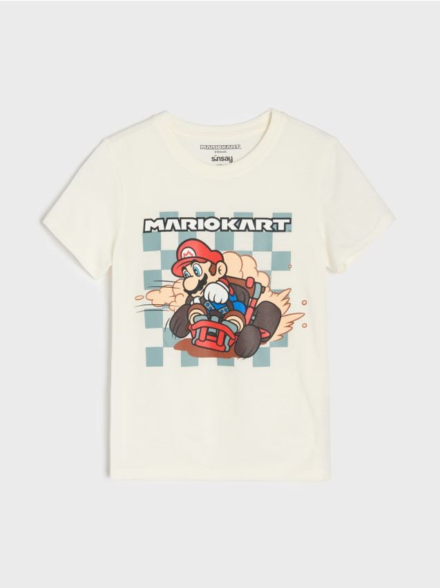 Sinsay - Tricou Super Mario - alb