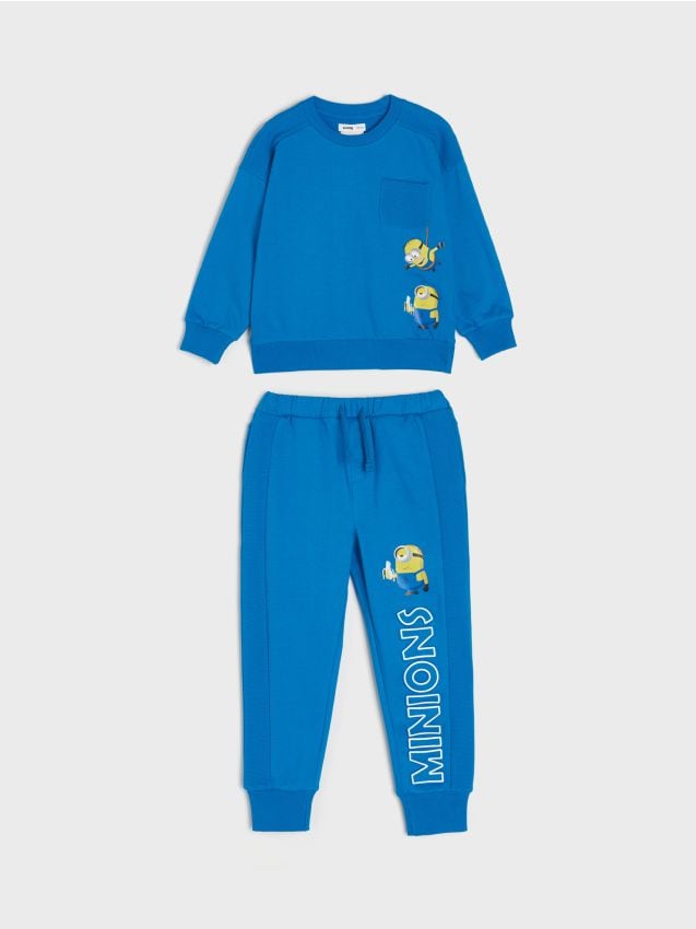 Sinsay - Tepláková súprava Minions - modrá