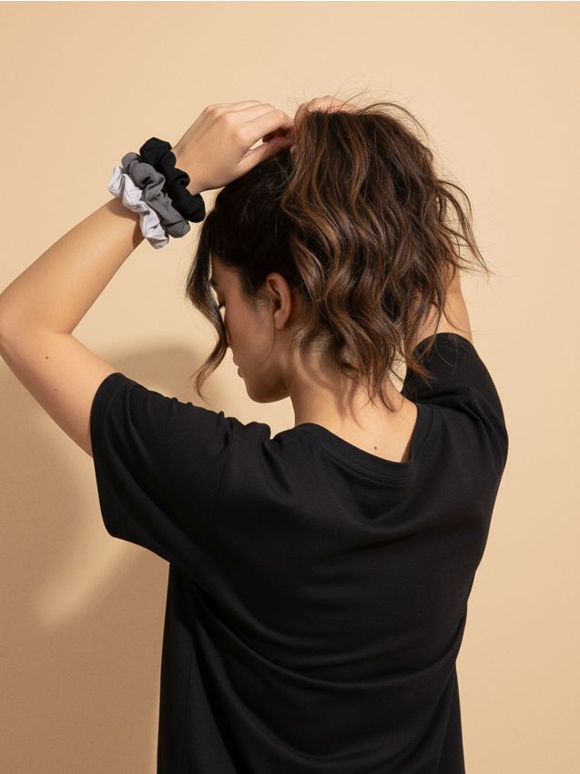 Sinsay - Súprava 3 gumičiek do vlasov - viacfarebná