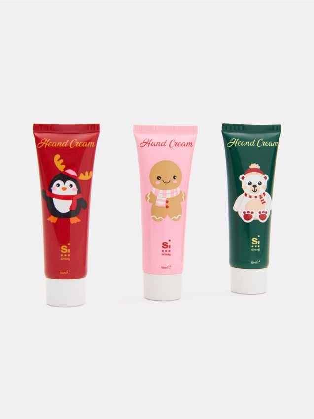 Sinsay - Súprava 3 krémov na ruky - viacfarebná