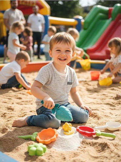 Virágmintás homokozó játékszett 6 pack