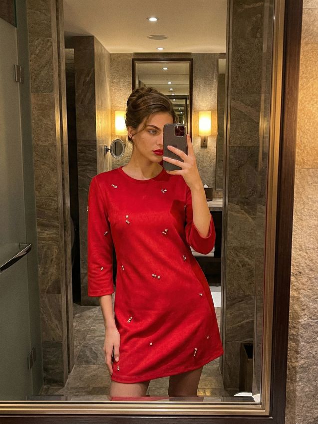 Sinsay - Mini vestito - rosso