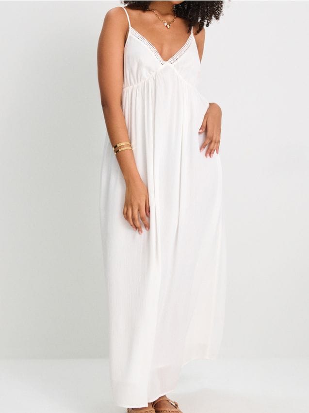 Rochie maxi din viscoză - SINSAY