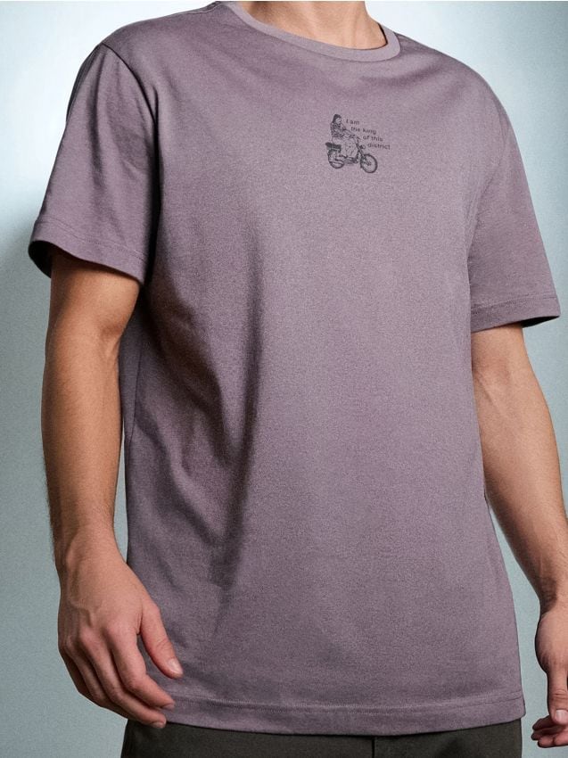 Sinsay - Tricou cu mânecă scurtă - albastru metalizat