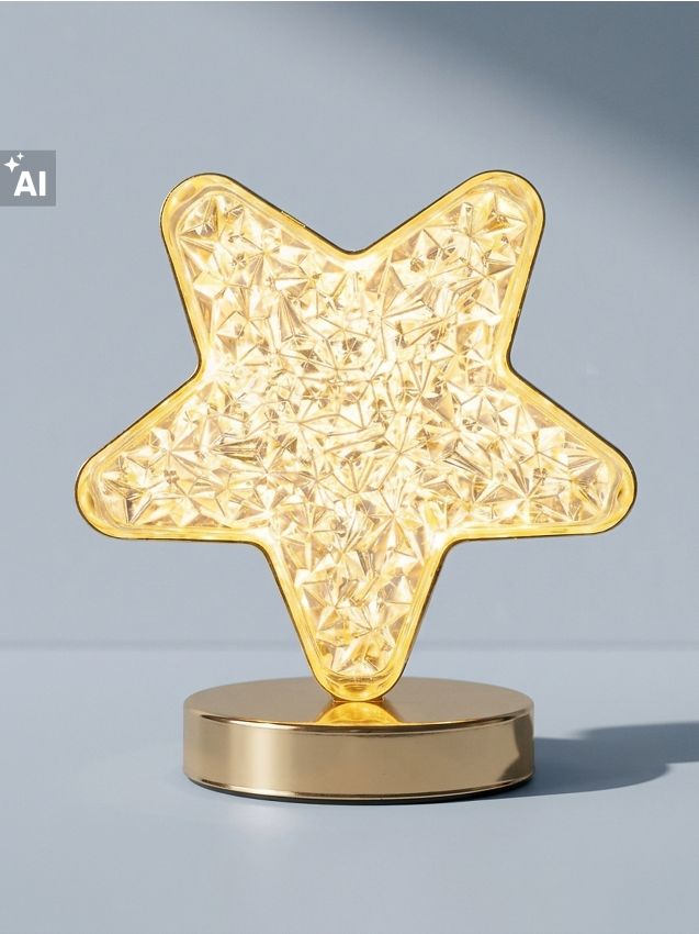 Sinsay - Lampă de masă LED de Crăciun în formă de stea - auriu
