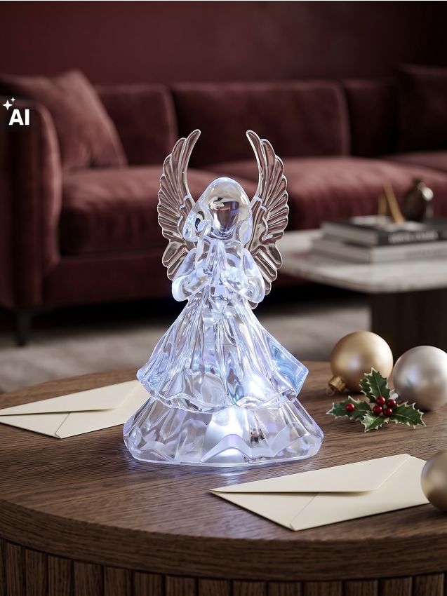 Sinsay - Decorațiune LED de Crăciun în formă de îngeraș - clear
