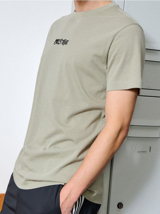 Sinsay - Tricou cu imprimeu - verde-deschis