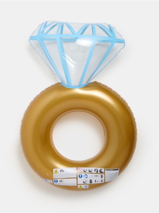 Ciambella gonfiabile a forma di anello - multicolor