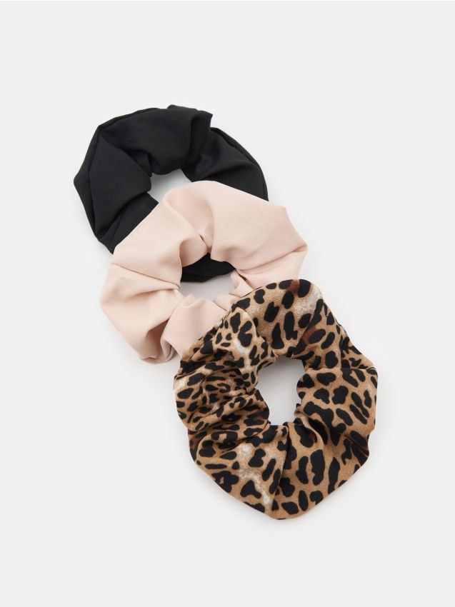 Sinsay - Súprava 3 gumičiek do vlasov - viacfarebná