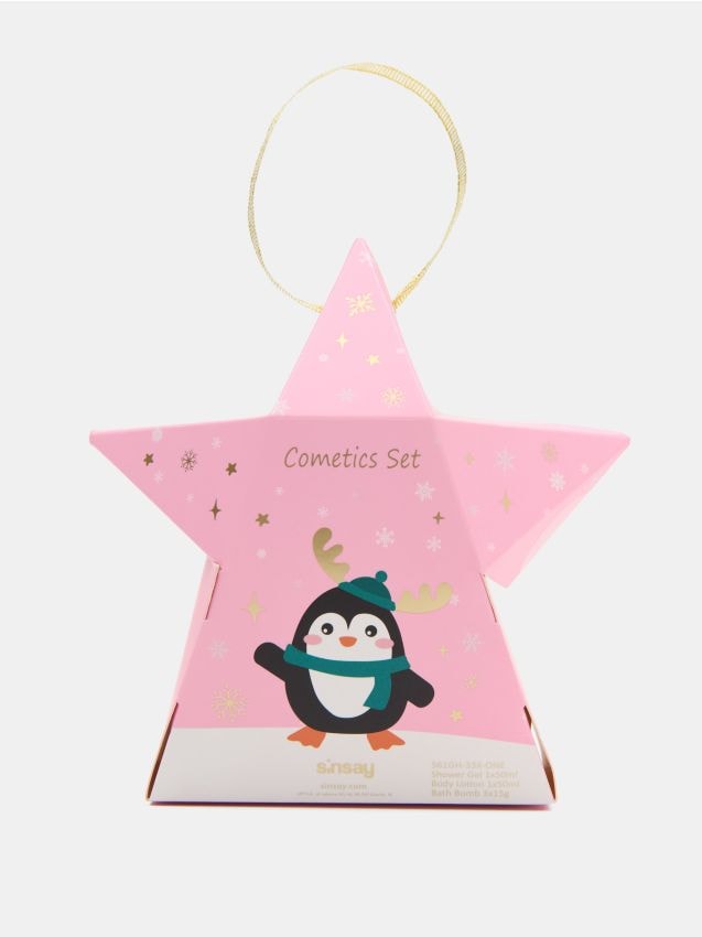 Sinsay - Sada na starostlivosť o telo - červená