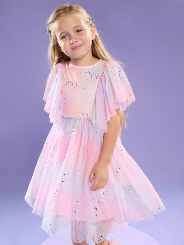 Sinsay - Sukienka babydoll - wielobarwny