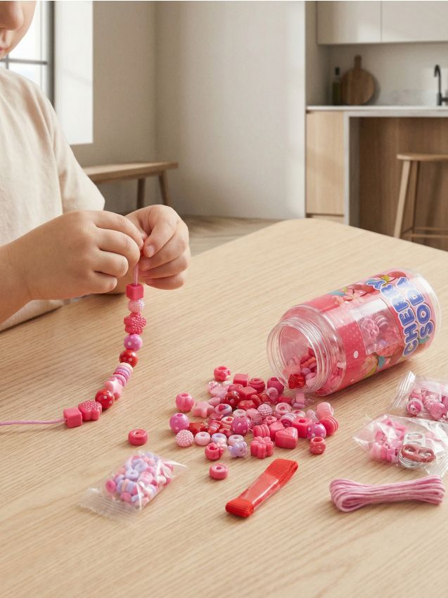 Sinsay - Set pentru realizarea bijuteriilor în doză Cherry Soda - multicolor