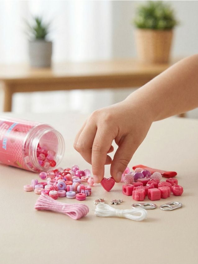 Sinsay - Set pentru realizarea bijuteriilor în doză Cherry Soda - multicolor