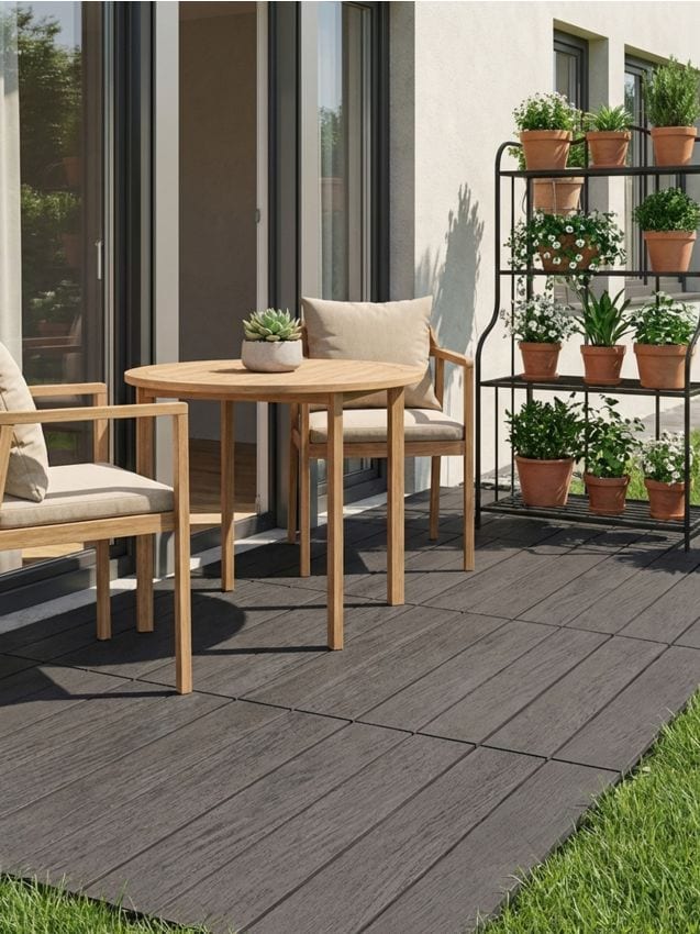 Sinsay - Set de plăci pentru grădină 4 pack - maro