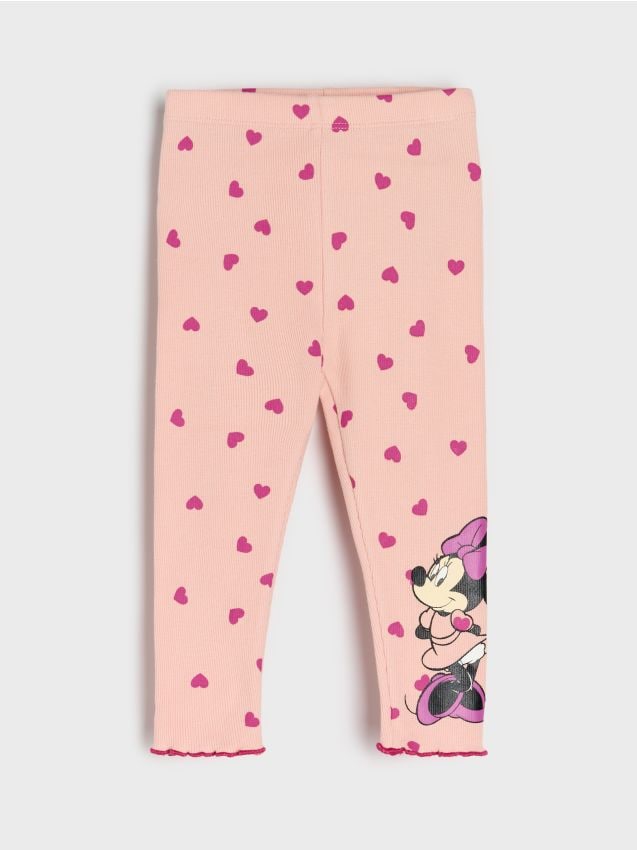 Sinsay - Legginsy Minnie - różowy