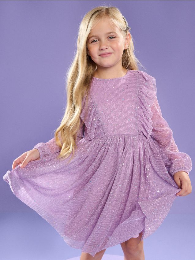 Sinsay - Rochie babydoll - mov