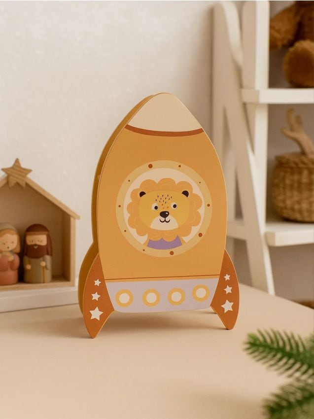 Sinsay - Pokladnička v tvare rakety - oranžová