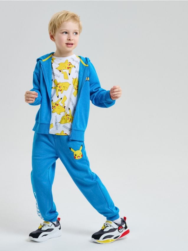 Sinsay - Tricouri din bumbac cu imprimeu Pokemon - multicolor