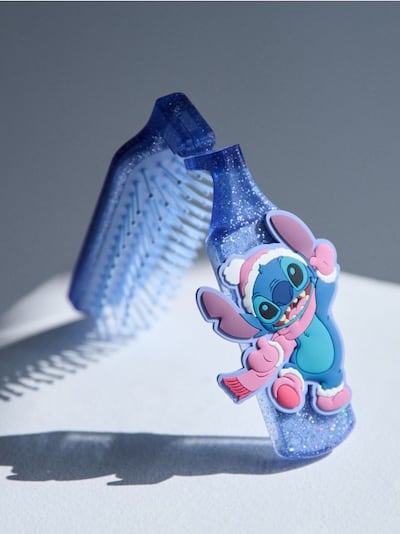 Сгъваща се четка за коса с огледалце Stitch