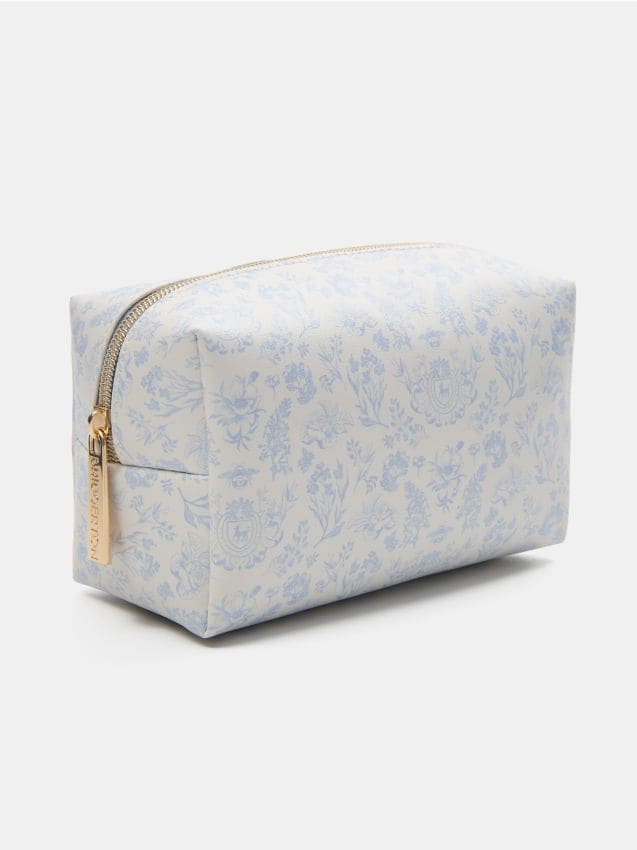 Sinsay - Trousse imprimată Bridgerton - albastru-pal