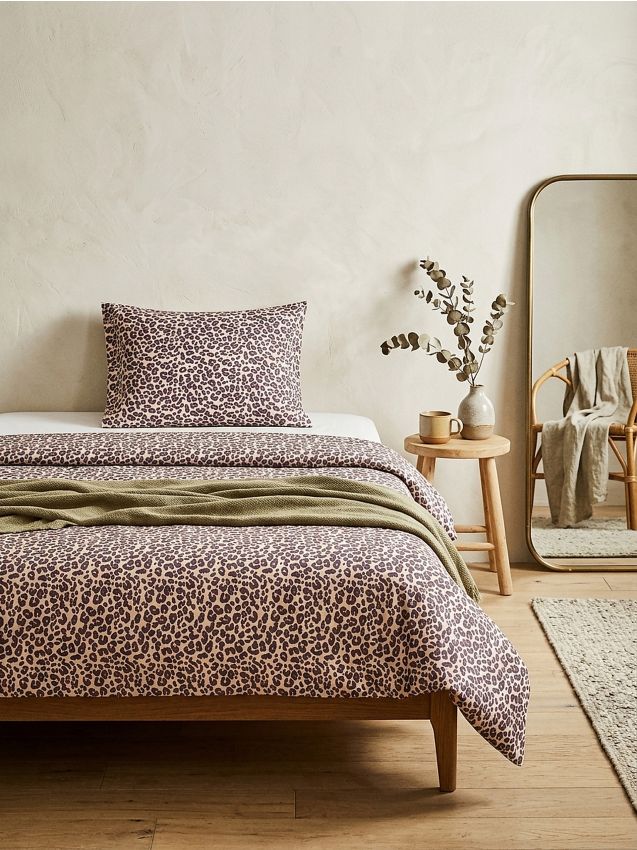 Sinsay - Set de lenjerie cu model panteră - bej