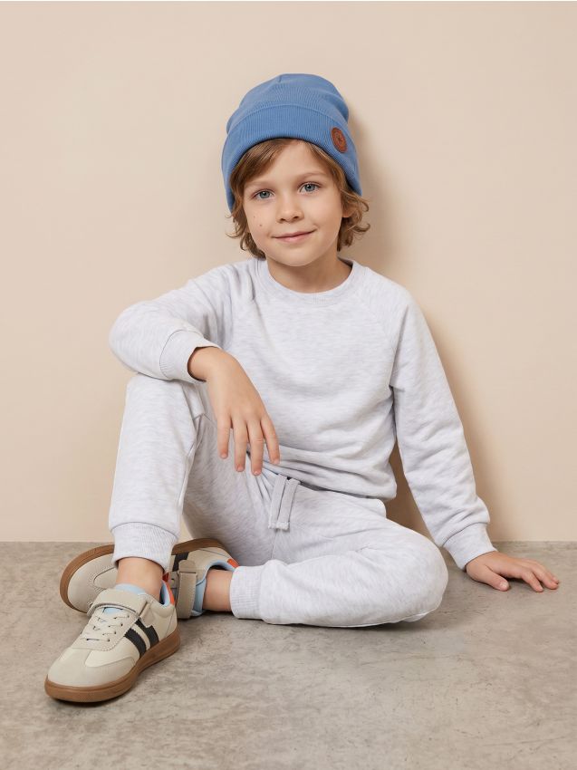 Sinsay - Set bluză și pantaloni sport - gri deschis