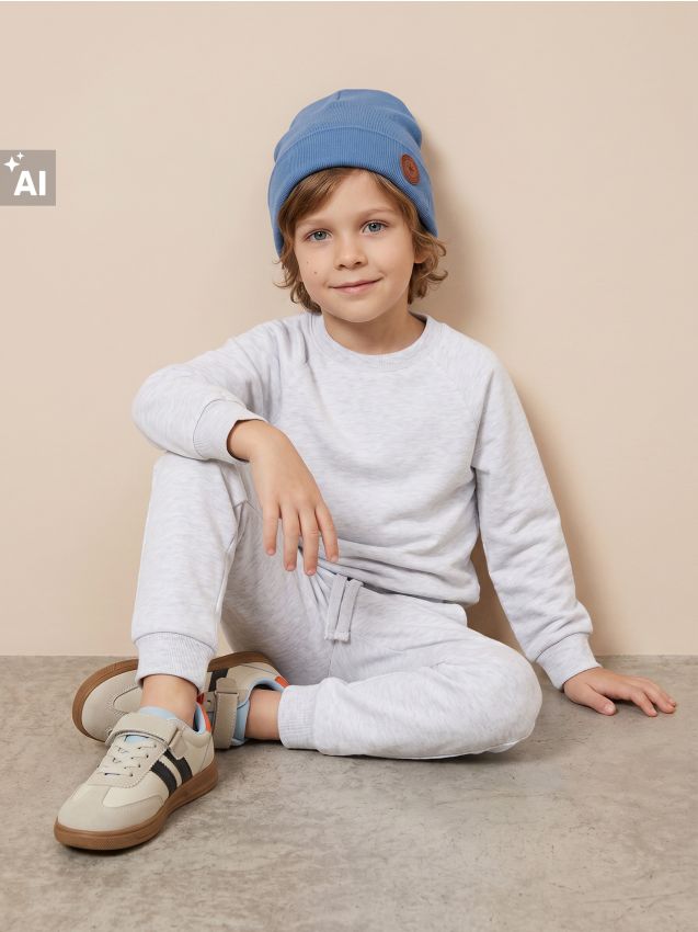 Sinsay - Set bluză și pantaloni sport - gri deschis