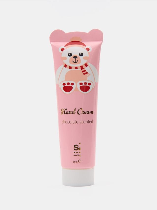 Sinsay - Krém na ruky s čokoládovou vôňou - pastelová ružová