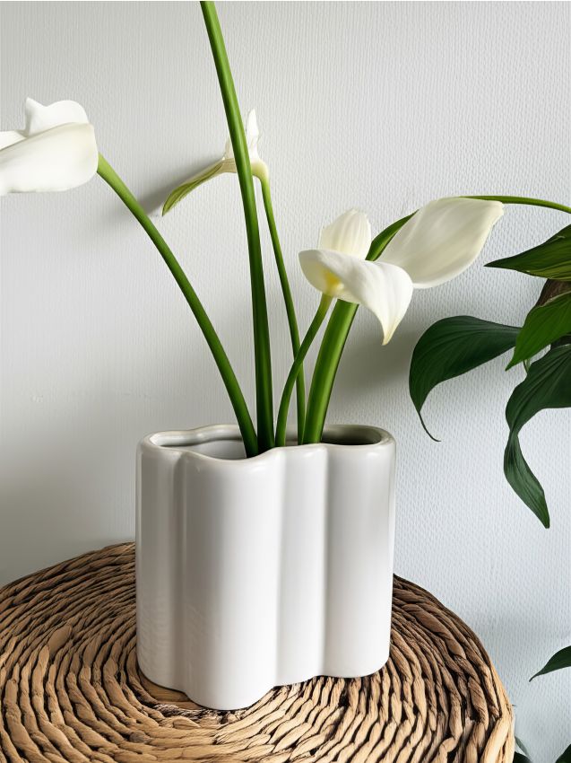Sinsay - Vază ceramică - alb