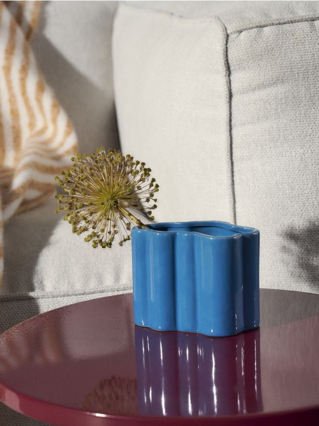 Sinsay - Keramická váza - tmavomodrá