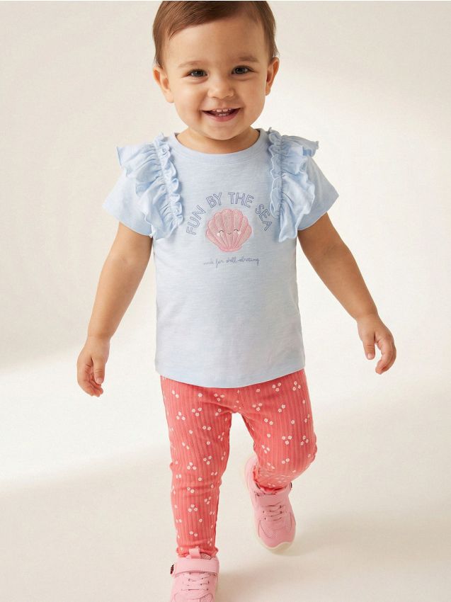 Sinsay - Tricou din bumbac cu imprimeu - Gri-albăstrui