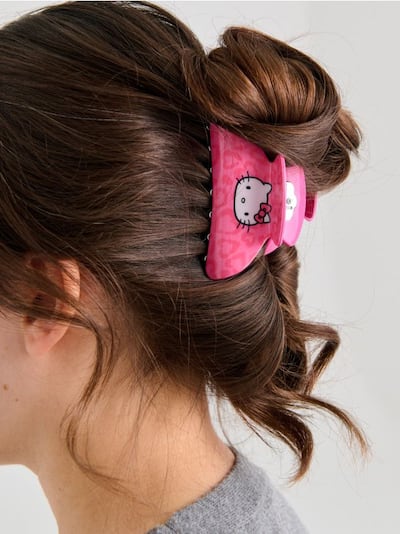 Щипка за коса Hello Kitty