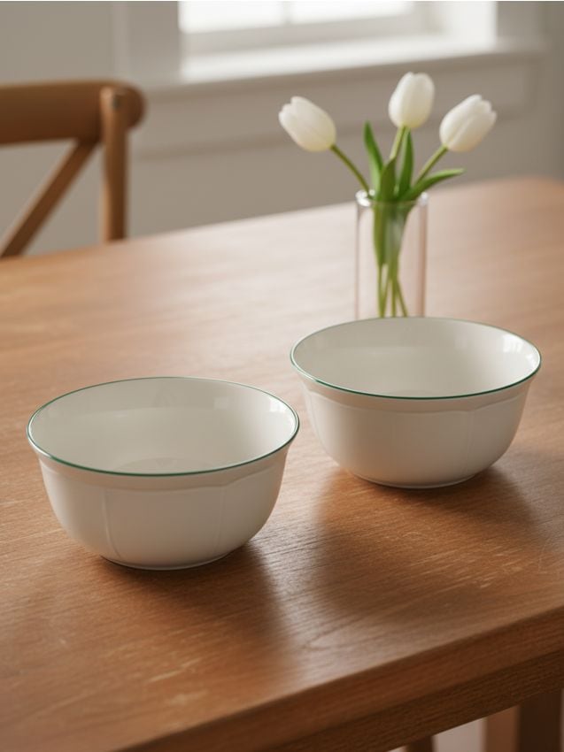 Sinsay - Boluri ceramice set 2 bucăți - verde