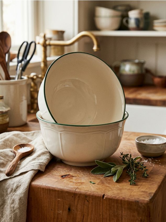 Sinsay - Boluri ceramice set 2 bucăți - verde